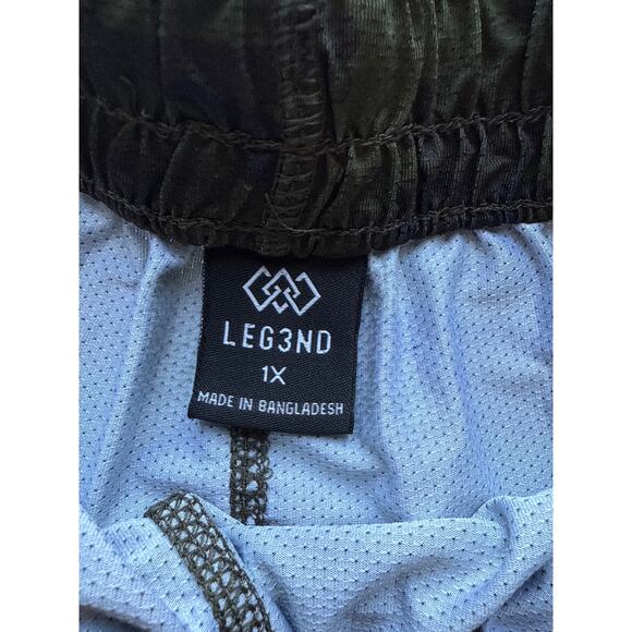 Leg3nd Athletic Shorts in Green Camo Size 1X - Picture 5 of 5
